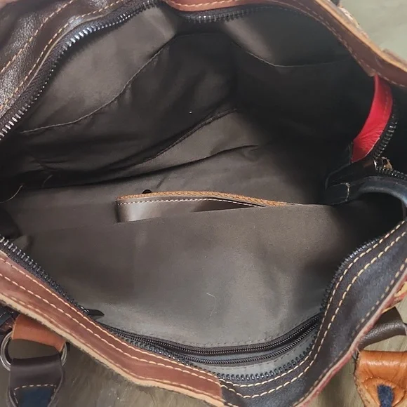 Multicolor leather purse - Picture 7 of 10